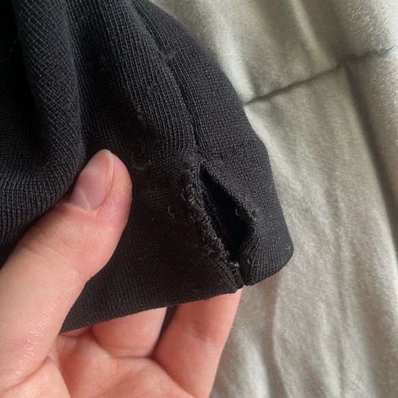 RALPH LAUREN BLACK TURTLE NECK CUTOUT MINI DRESS - Picture 7 of 9